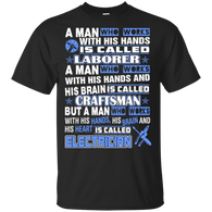 Man Work With Hands Brain Heart Called Electrician