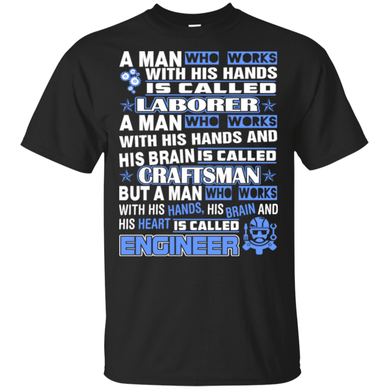 Man Work With Hands Brain Heart Called Engineer